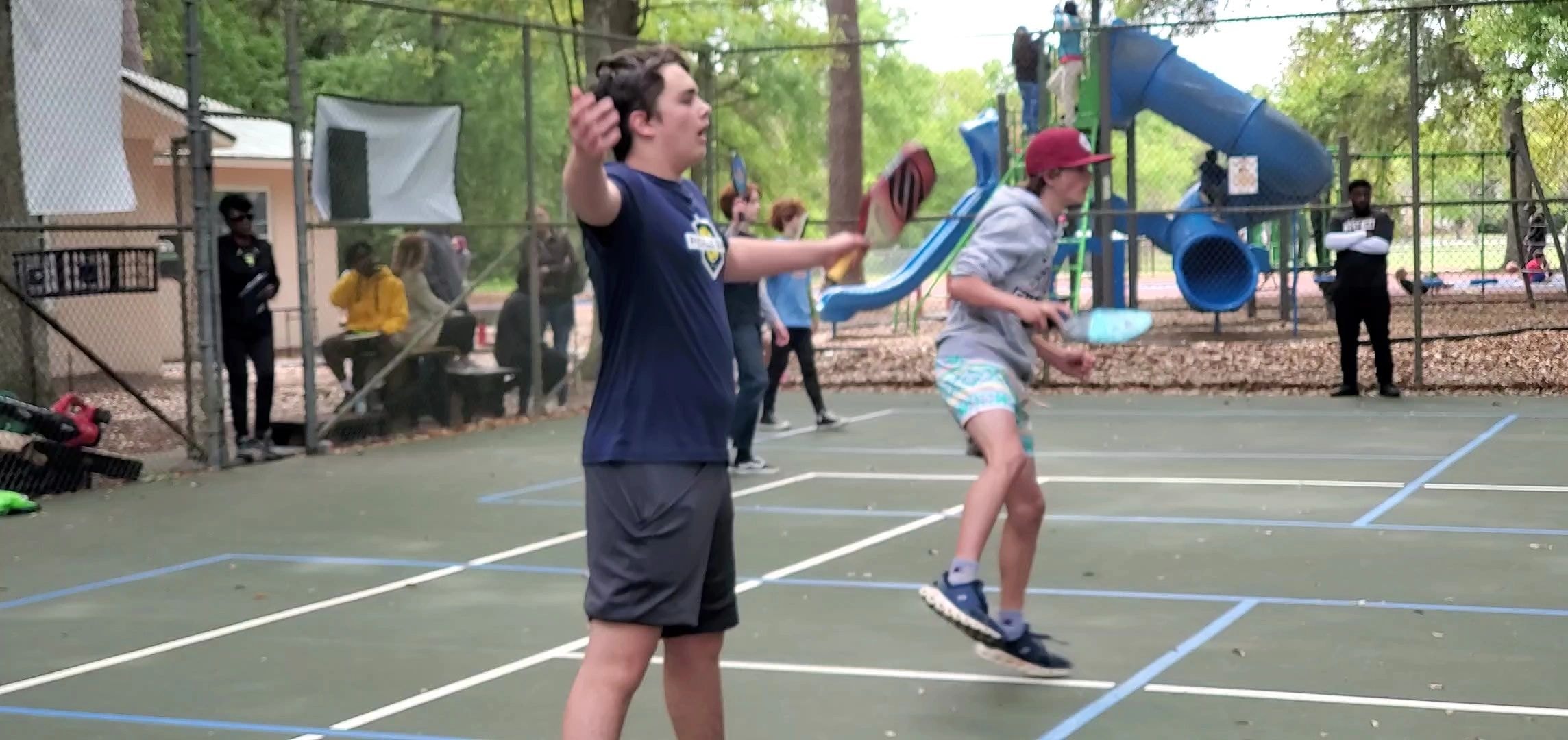 Youth pickleball session